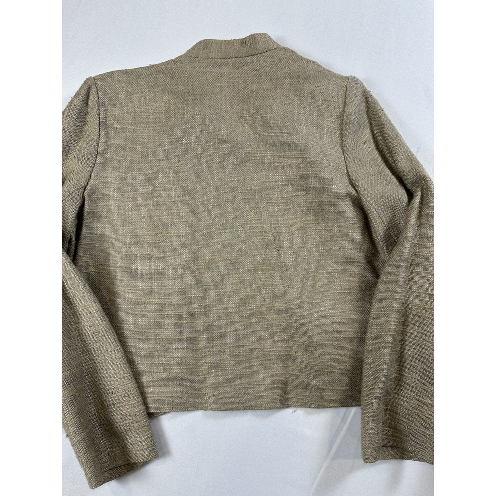 60s 70s Prestige of Boston Natural Fiber Skirt Beige Tweed Career Blazer Suit‎ - Picture 10 of 10